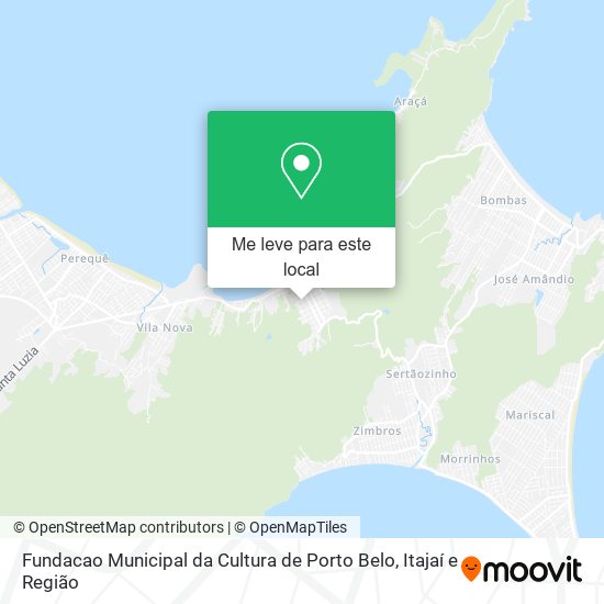 Fundacao Municipal da Cultura de Porto Belo mapa