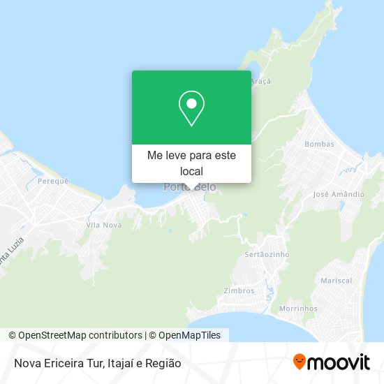 Nova Ericeira Tur mapa