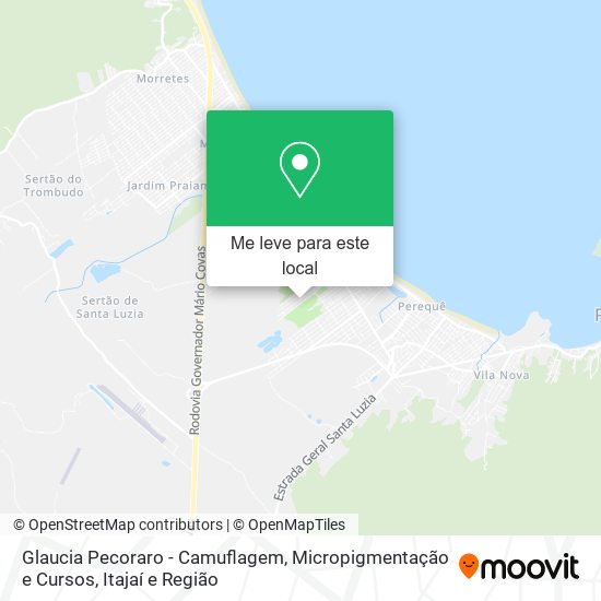 Glaucia Pecoraro - Camuflagem, Micropigmentação e Cursos mapa