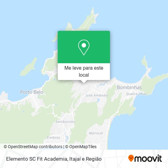 Elemento SC Fit Academia mapa