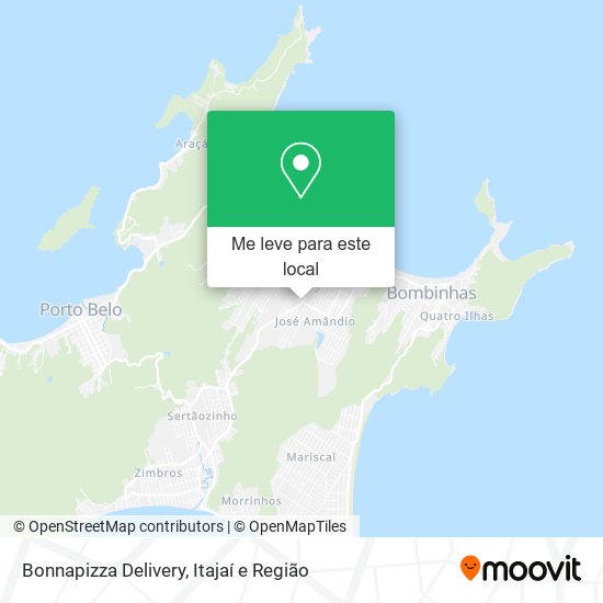 Bonnapizza Delivery mapa