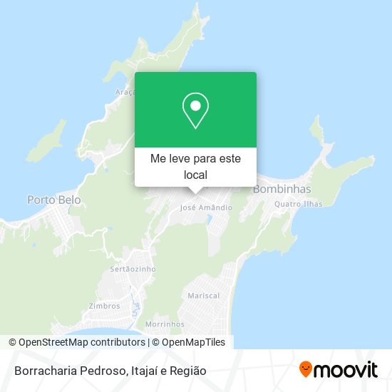 Borracharia Pedroso mapa