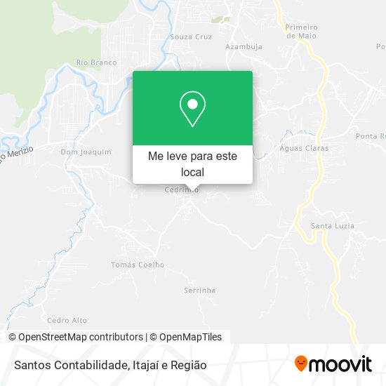 Santos Contabilidade mapa