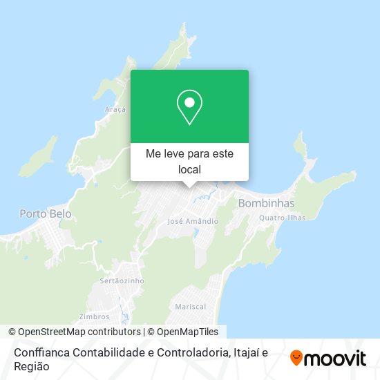 Conffianca Contabilidade e Controladoria mapa