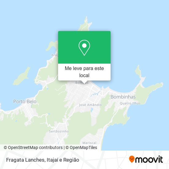 Fragata Lanches mapa