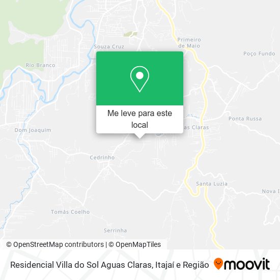 Residencial Villa do Sol Aguas Claras mapa