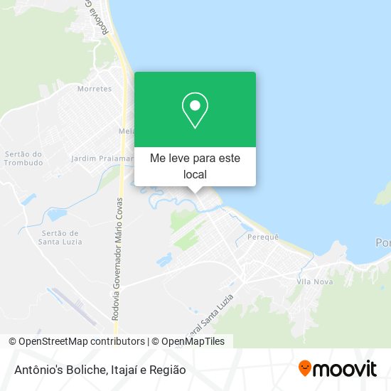 Antônio's Boliche mapa