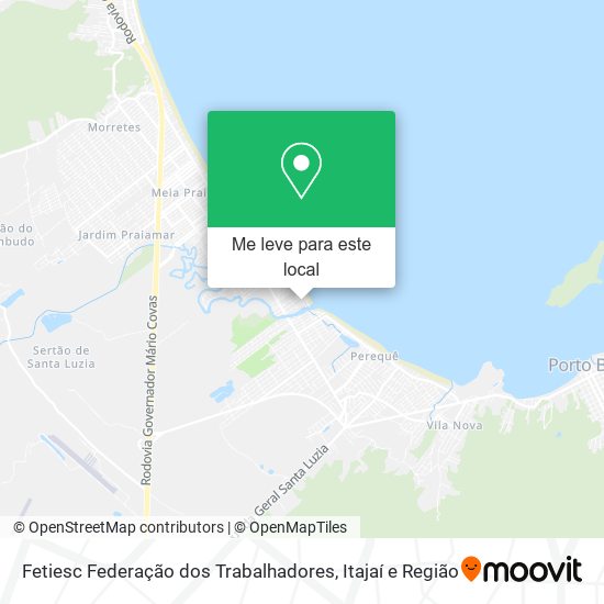 Fetiesc Federação dos Trabalhadores mapa