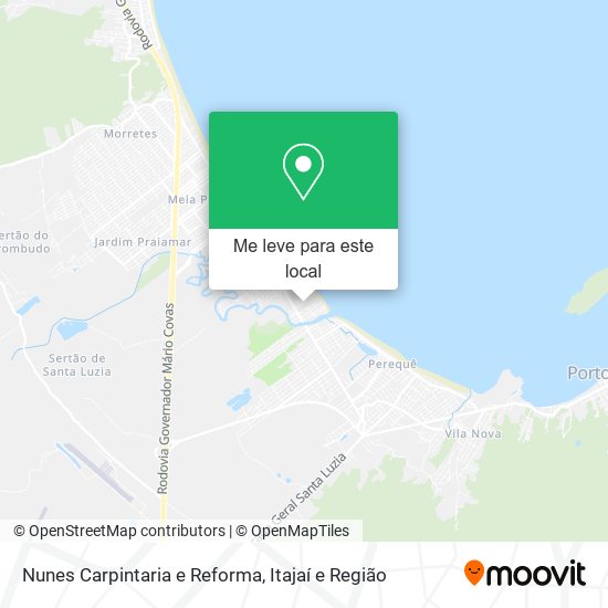 Nunes Carpintaria e Reforma mapa