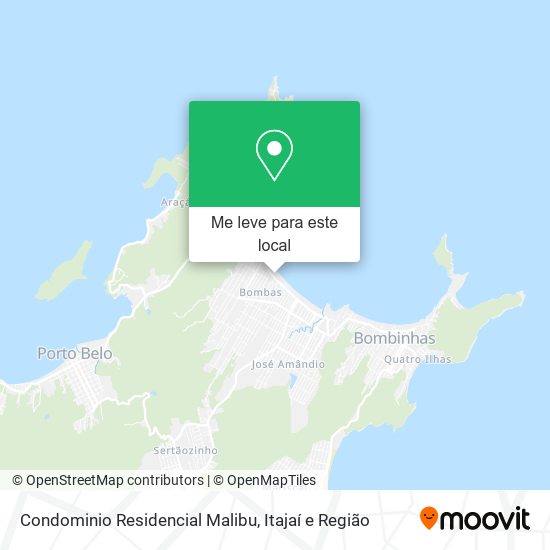 Condominio Residencial Malibu mapa