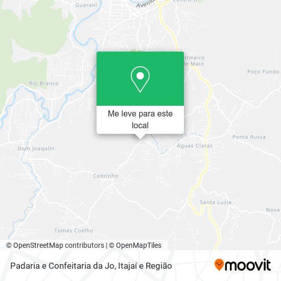 Padaria e Confeitaria da Jo mapa