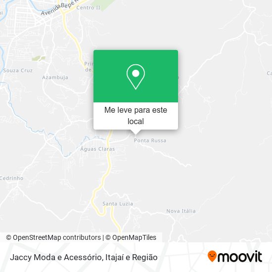 Jaccy Moda e Acessório mapa