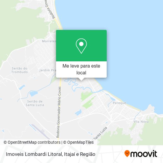 Imoveis Lombardi Litoral mapa