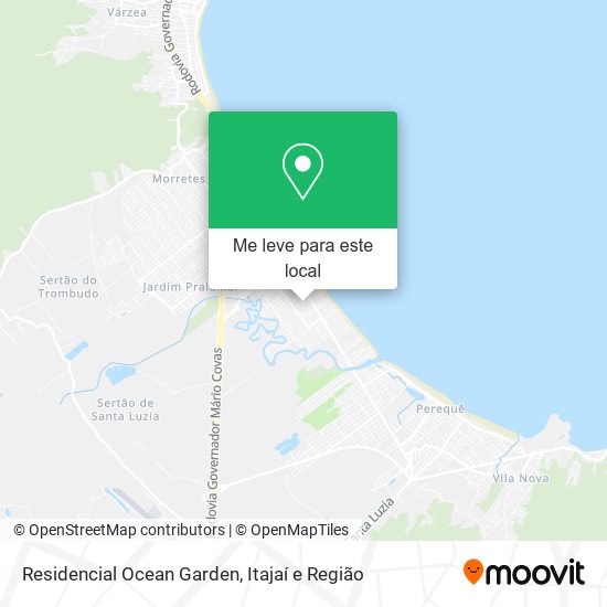 Residencial Ocean Garden mapa