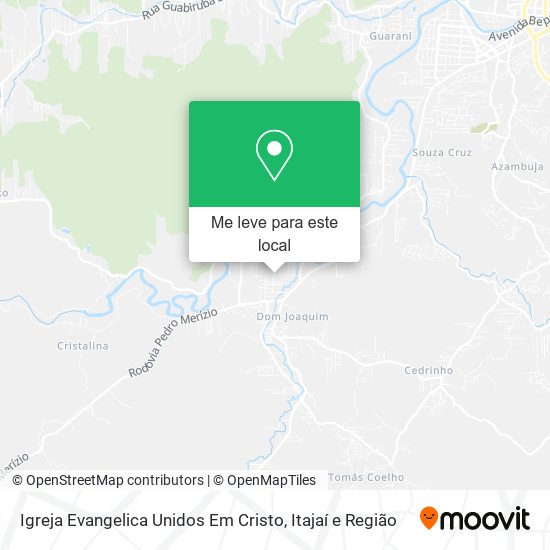 Igreja Evangelica Unidos Em Cristo mapa