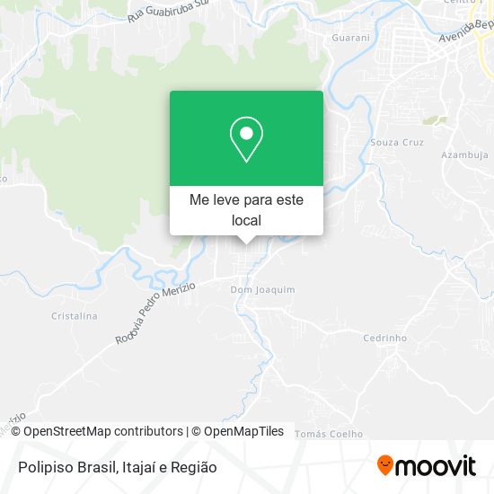 Polipiso Brasil mapa