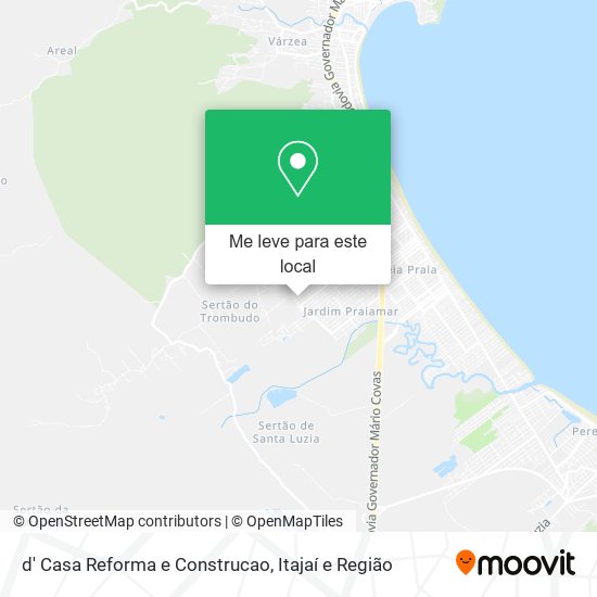 d' Casa Reforma e Construcao mapa