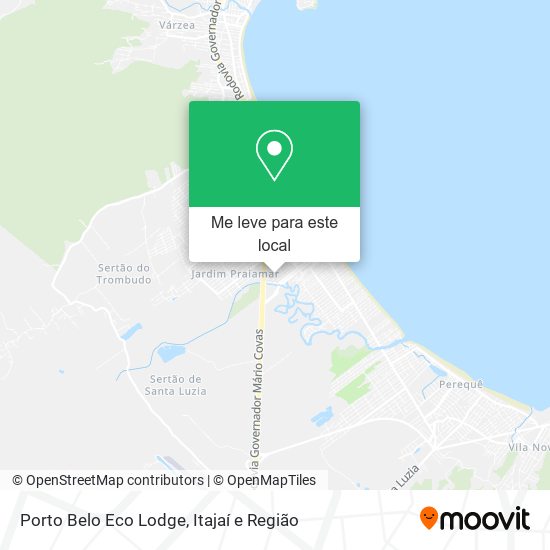 Porto Belo Eco Lodge mapa