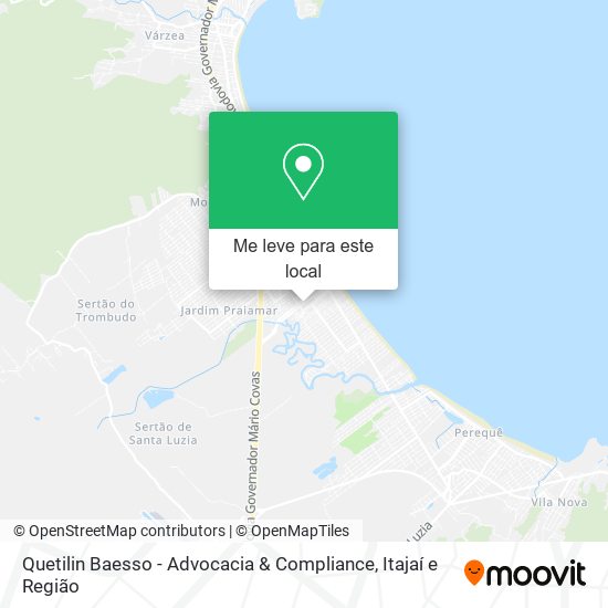 Quetilin Baesso - Advocacia & Compliance mapa