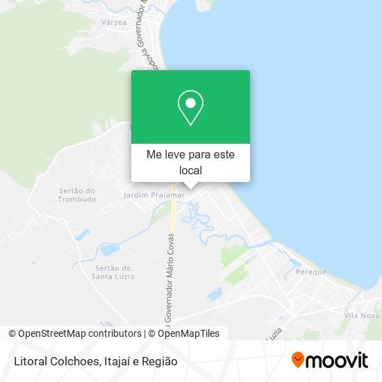 Litoral Colchoes mapa