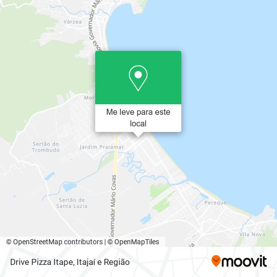 Drive Pizza Itape mapa