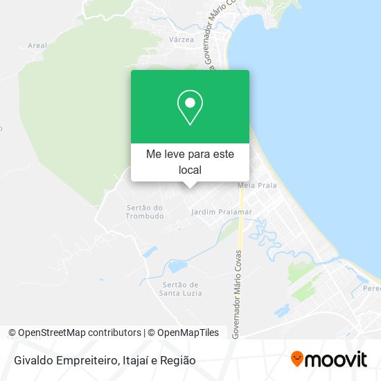 Givaldo Empreiteiro mapa