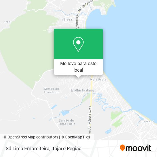 Sd Lima Empreiteira mapa