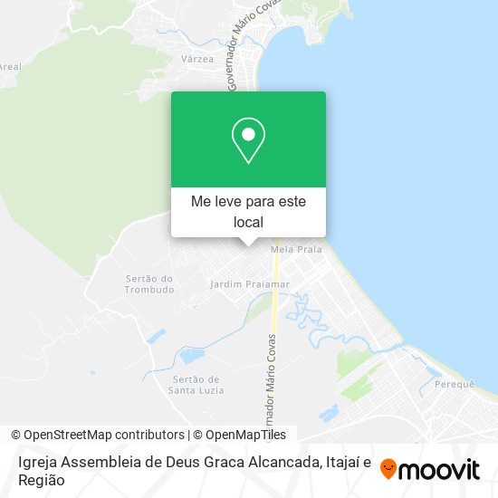 Igreja Assembleia de Deus Graca Alcancada mapa