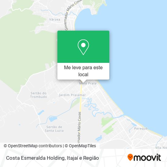 Costa Esmeralda Holding mapa