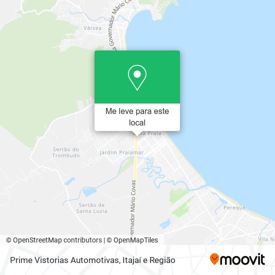 Prime Vistorias Automotivas mapa