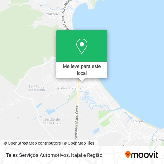 Teles Serviços Automotivos mapa