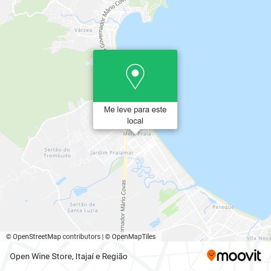 Open Wine Store mapa