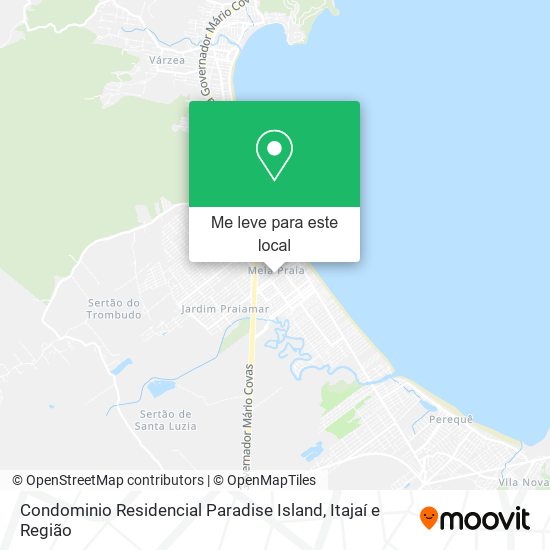 Condominio Residencial Paradise Island mapa