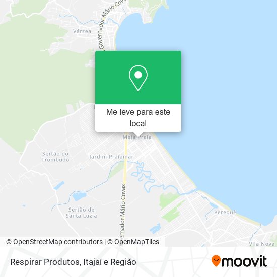 Respirar Produtos mapa
