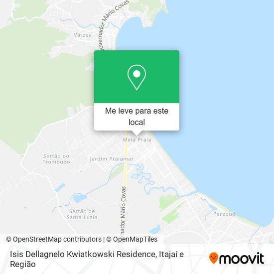 Isis Dellagnelo Kwiatkowski Residence mapa