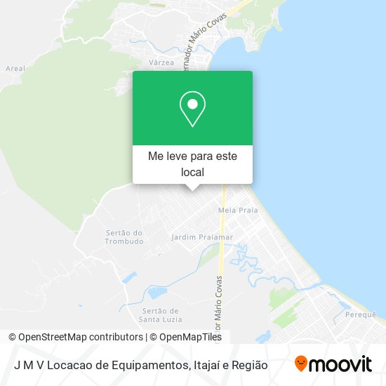 J M V Locacao de Equipamentos mapa