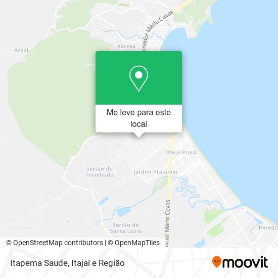 Itapema Saude mapa