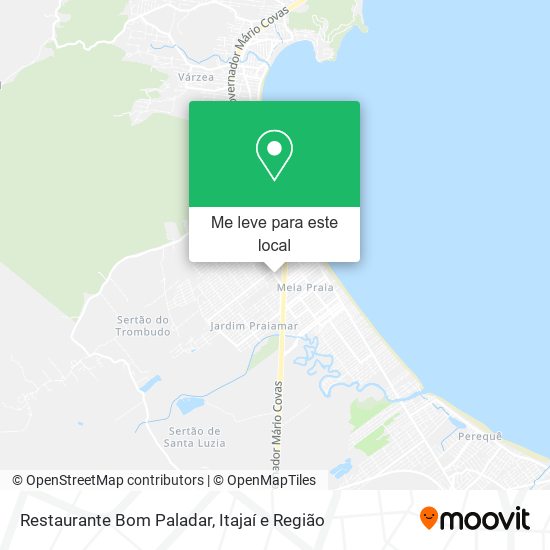 Restaurante Bom Paladar mapa