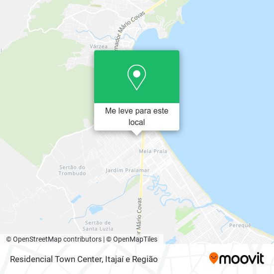 Residencial Town Center mapa