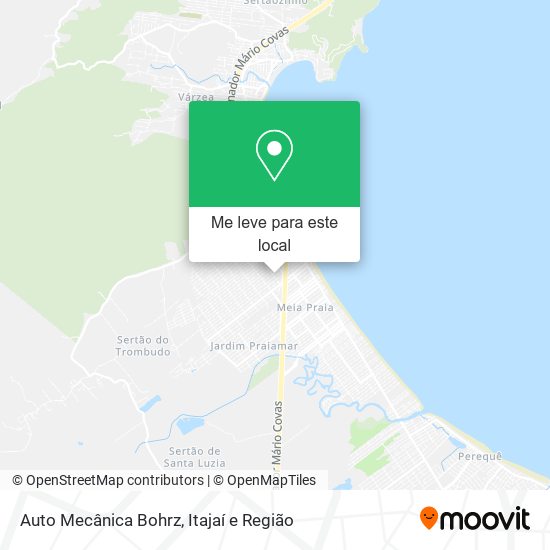 Auto Mecânica Bohrz mapa