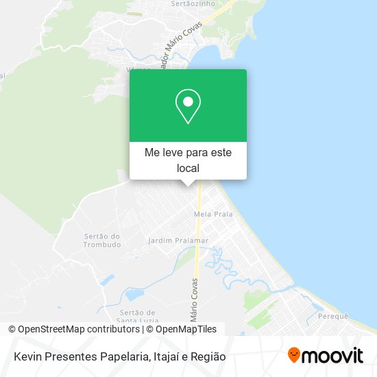 Kevin Presentes Papelaria mapa