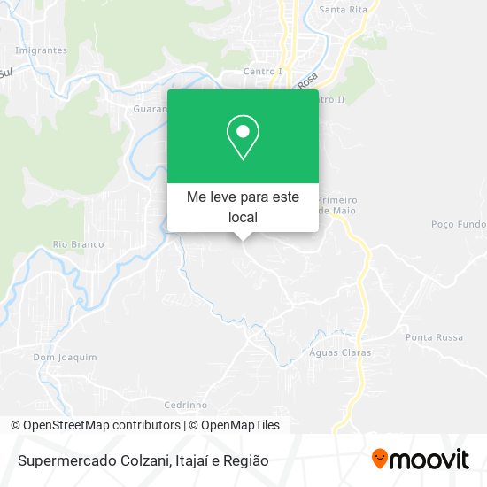 Supermercado Colzani mapa