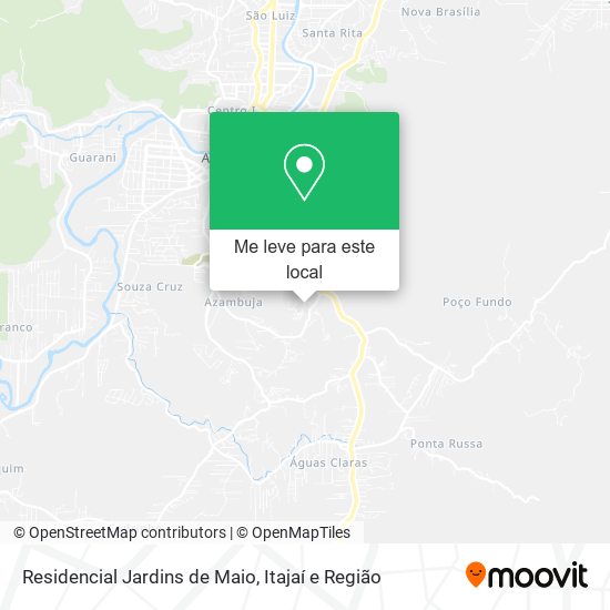 Residencial Jardins de Maio mapa