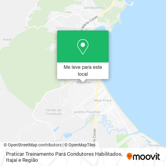 Praticar Treinamento Pará Condutores Habilitados mapa