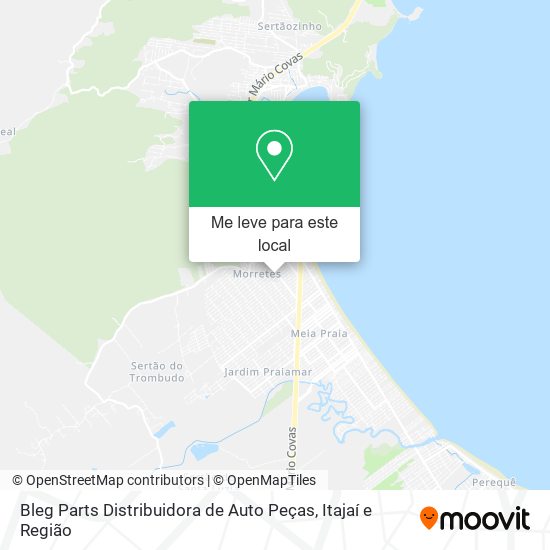 Bleg Parts Distribuidora de Auto Peças mapa