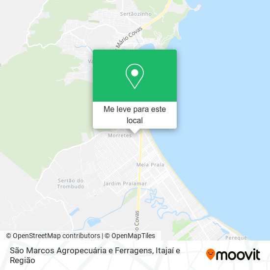 São Marcos Agropecuária e Ferragens mapa