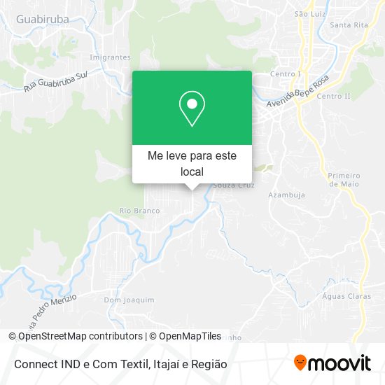 Connect IND e Com Textil mapa