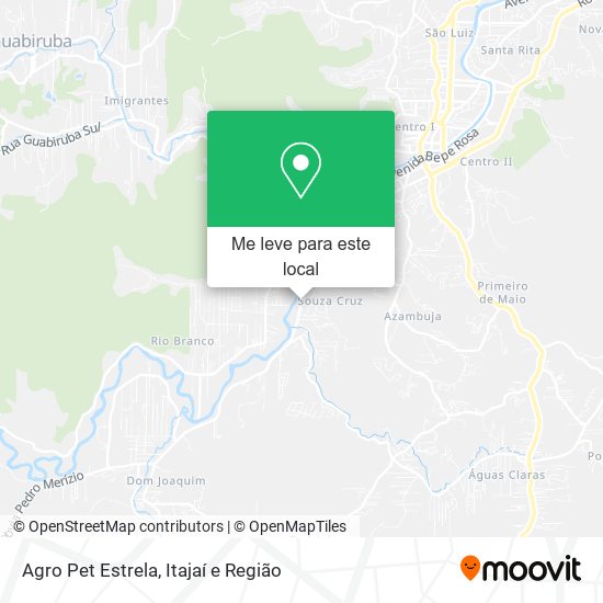 Agro Pet Estrela mapa