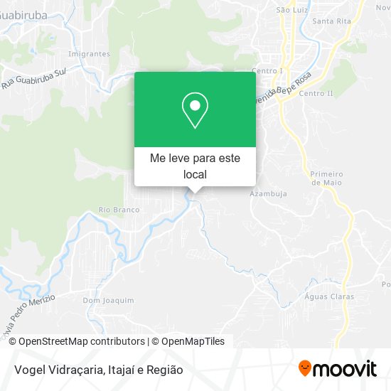 Vogel Vidraçaria mapa