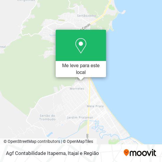 Agf Contabilidade Itapema mapa